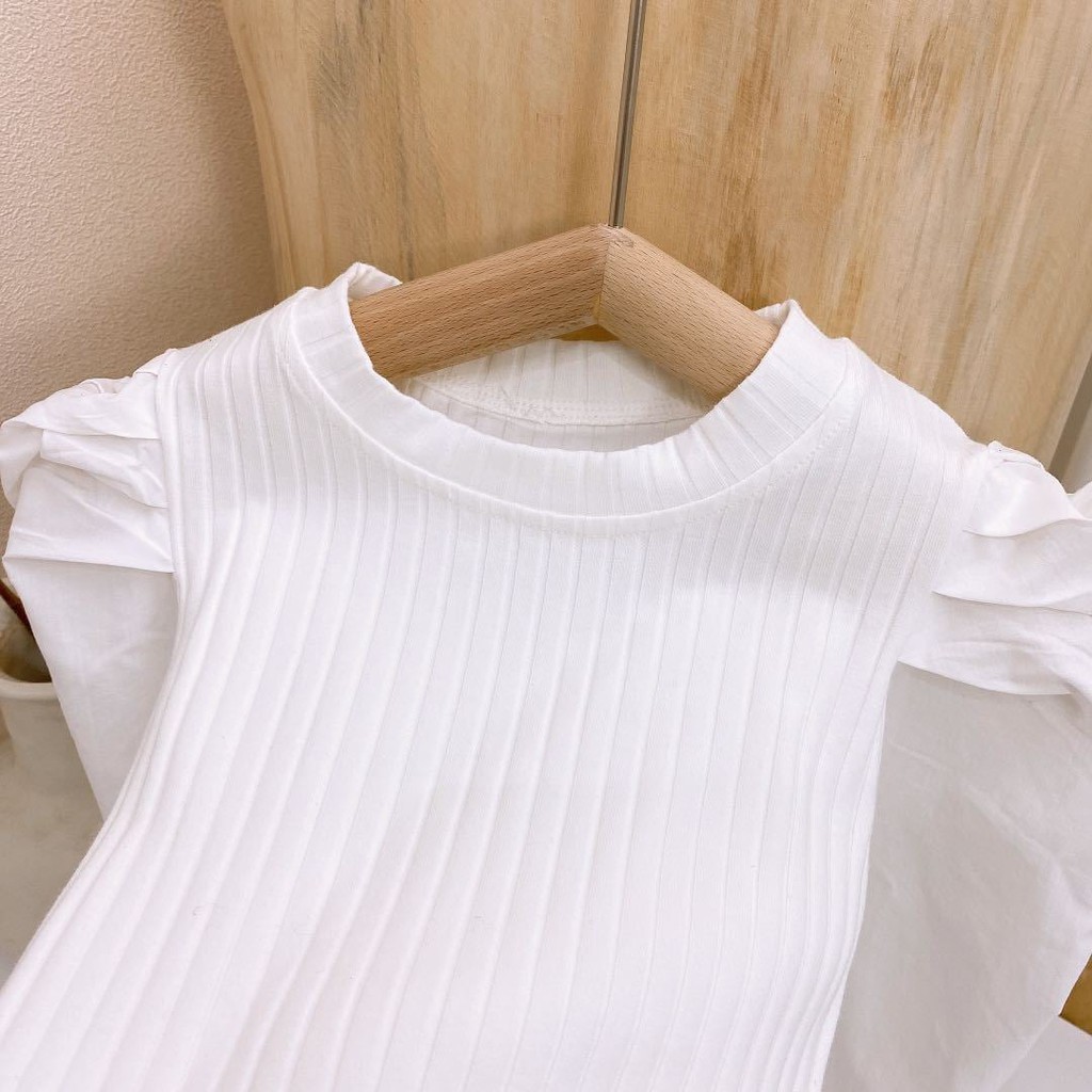 ZA3 - Áo tay bồng chất Thun gân cao cấp xinh & sang cho bé gái - Zang Tote