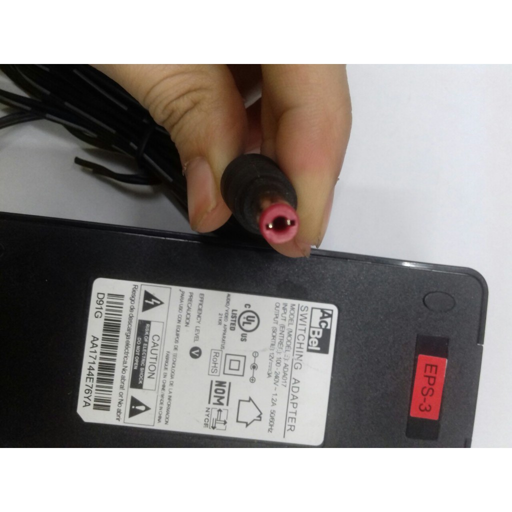 Adapter nguồn 12V 3A Acbel loại tốt