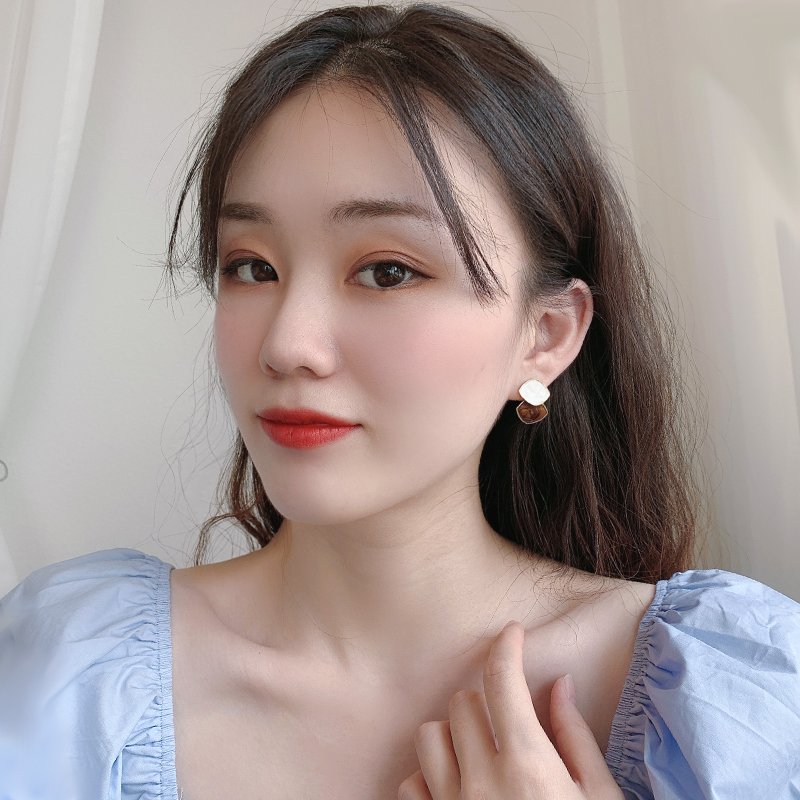 Đôi bông tai mạ bạc 925 đính đá thời trang cho nữ