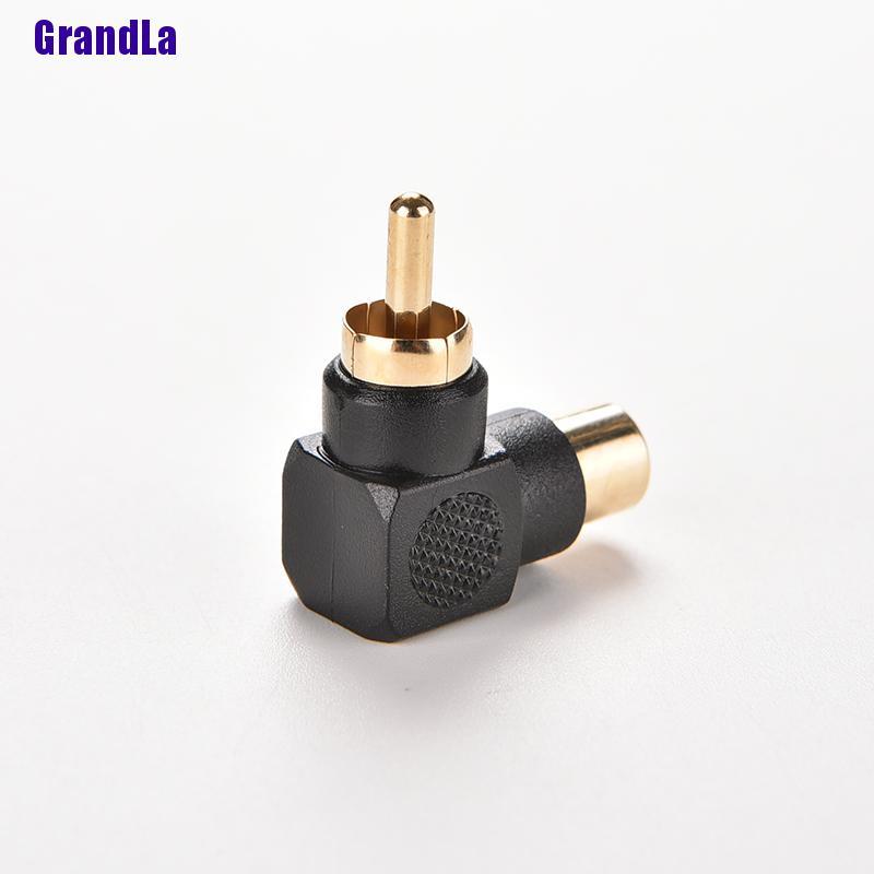 Set 2 Đầu Chuyển Đổi Âm Thanh Từ Giắc Cắm X Rca Male Sang Female M / F Av Plug 90 Right | BigBuy360 - bigbuy360.vn
