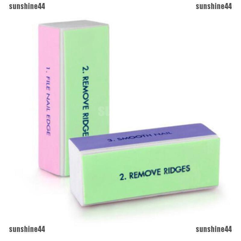 Fs Set 2 / 5 / 10 Khối Chà Nhám 4 Chiều Chuyên Dụng Cho Làm Móng Nghệ Thuật