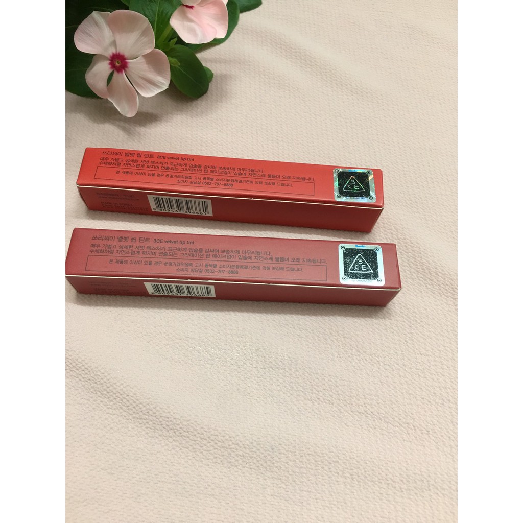 Son Kem Lì 3CE Velvet Lip Tint .