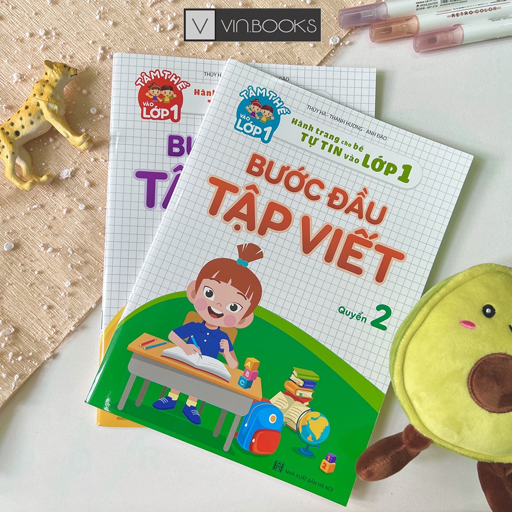 Sách - Bước Đầu Tập Viết - Combo 2 Quyển - Hành Trang Cho Bé Tự Tin Vào Lớp 1