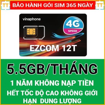 Sim 4G Vinaphone miễn phí 1 năm ko cần nạp tiền D500, VD149, D60G, VD89