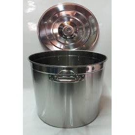 NỒI SÚP INOX 30CM(21 LÍT) DÀY 3 LY NẤU NƯỚC LÈO,HẦM XƯƠNG,CAO CẤP KHÔNG RỈ SÉT.