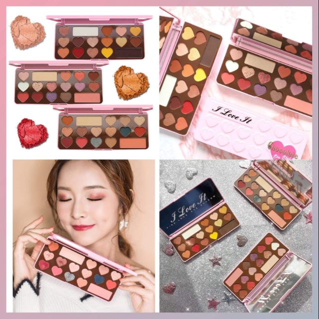 Bảng mắt Hojo I Love It Chocolate 16 màu