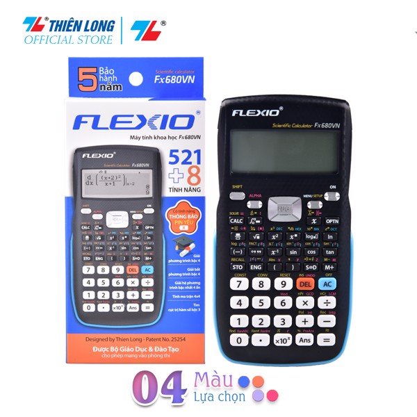 Máy tính khoa học Flexio FX680VN