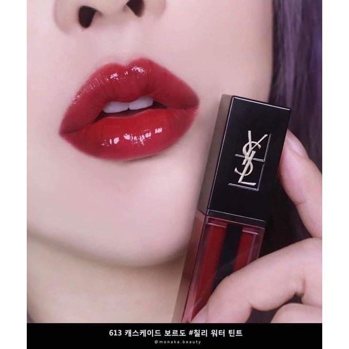 Son YSL Rouge Pur Couture Vernis À Lèvres Fresh Glossy Stain - màu 610, 612, 613, 617, 618