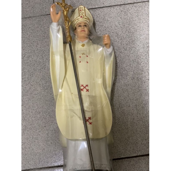Tượng công giáo - Tượng Đức Giáo Hoàng Gioan Phaolo II  40cm