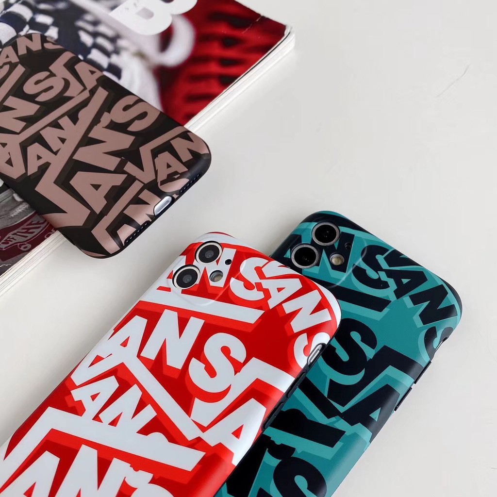12 12Pro 12Promax 12Mini Ốp điện thoại silicone dạng nhám họa tiết VANS cho iPhone11 11Promax 7+ 8 X XR XSmax | BigBuy360 - bigbuy360.vn