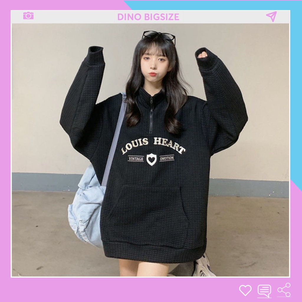 Áo polo nữ bigsize, Áo polo nữ dài tay form rộng M-4XL - DINO | BigBuy360 - bigbuy360.vn