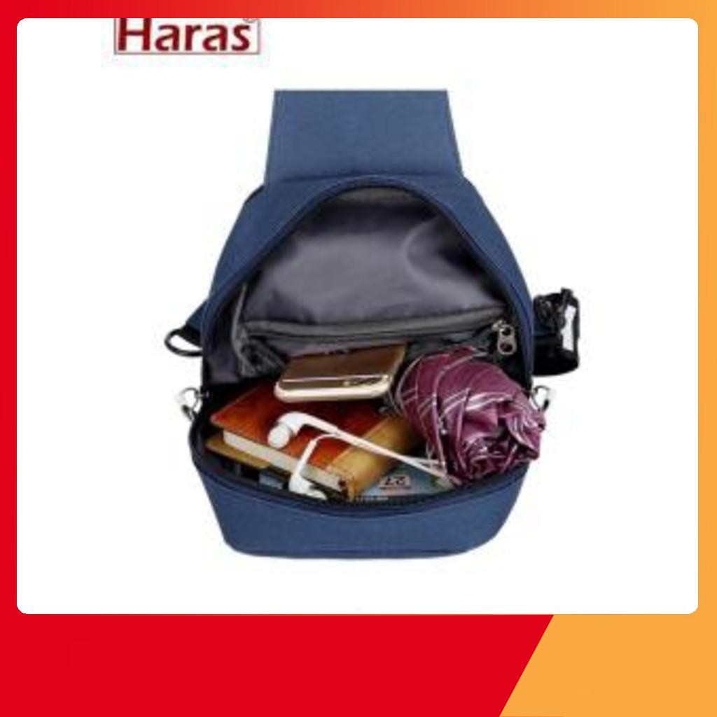 HIOT TÚI ĐEO CHÉO THỜI TRANG HARAS- XANH & ĐEN RE