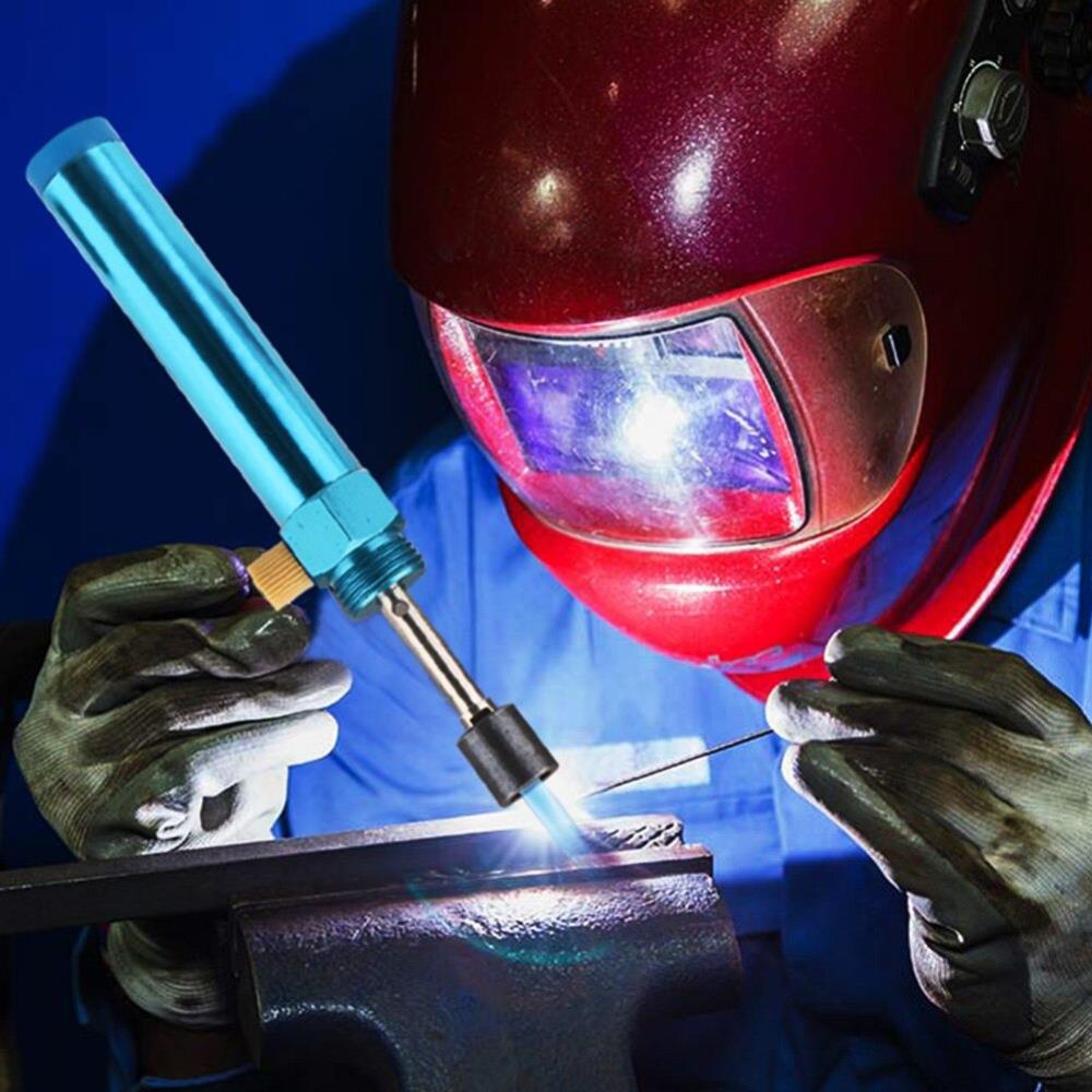 Máy Khò Hàn Thiếc Mini Cầm Tay 2 trong 1 sử dụng khí ga khò nhiệt hơi nóng gia đình đa năng Mikatek