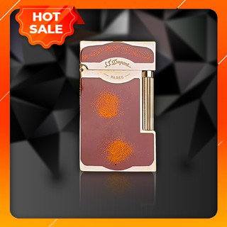  𝐇𝐨̣̂𝐩 𝐐𝐮𝐞̣𝐭 𝐁𝐚̣̂𝐭 𝐋𝐮̛̉𝐚  Đánh Lửa Sơn Mài Đỏ Điểm Kim Tuyến D64T Màu Đỏ Mận Viền Bạc