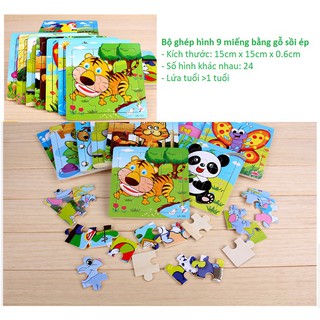 Tranh ghép hình 9 miếng cho bé