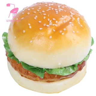 1 đồ chơi mô phỏng hình bánh hamburger sống động như thật làm đạo cụ chụp ảnh/trang trí nhà cửa cho bé
