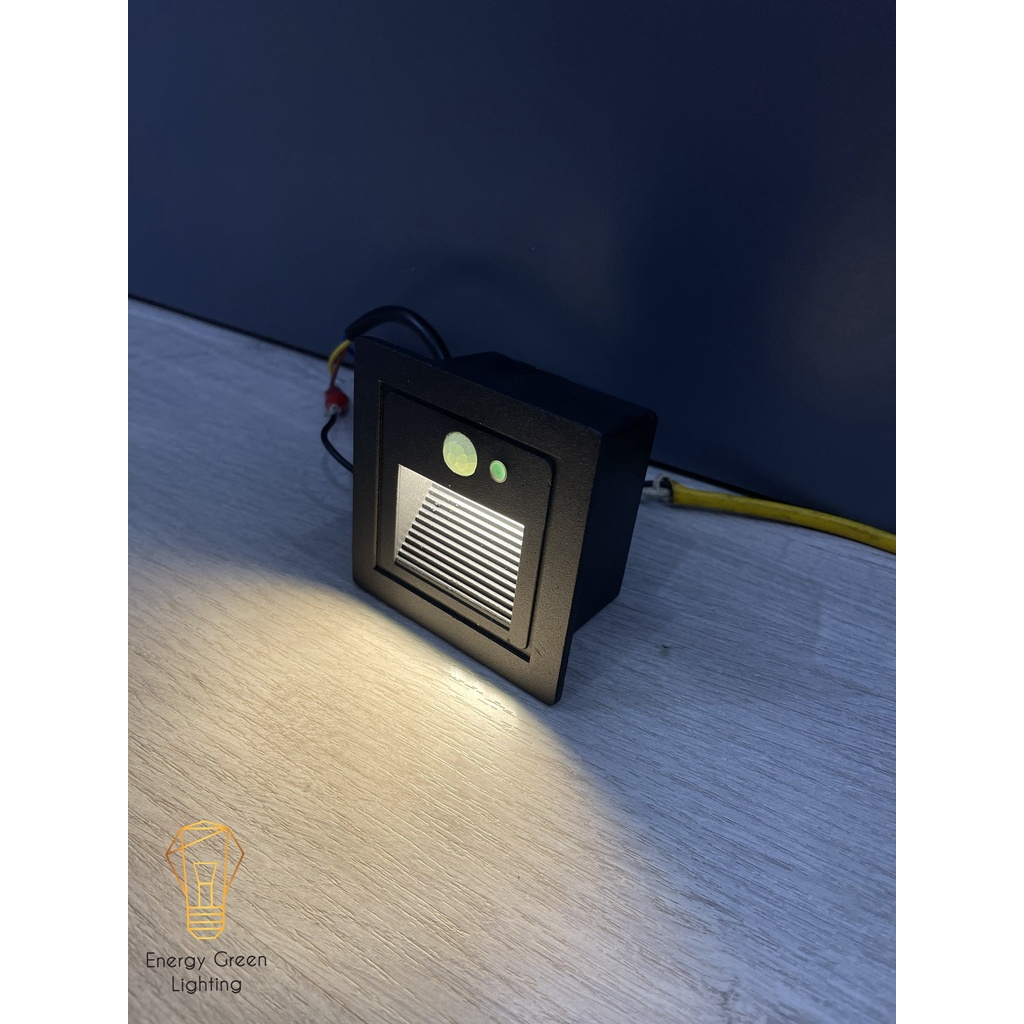 Đèn Led âm Tường Energy Green Lighting  Chân Cầu Thang , Thân Chân Tường , Chống Nước DA-01 - Cảm Biến Chuyển Động