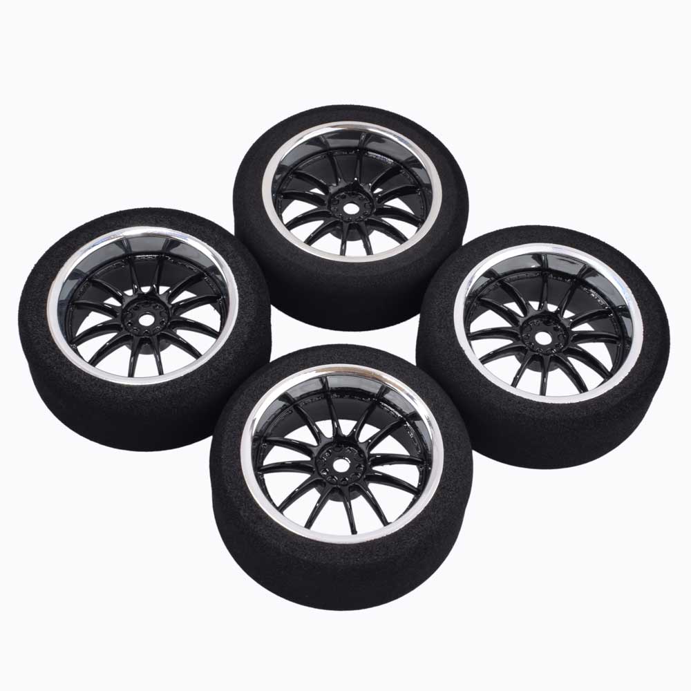 Lốp Xe Rc 6011 / 6012-EV10 Lốp Xốp Bánh Xe Nylon Cho HSP HPI Redcat 1: 10 94123 SAKURA D3 Kyosho FW0