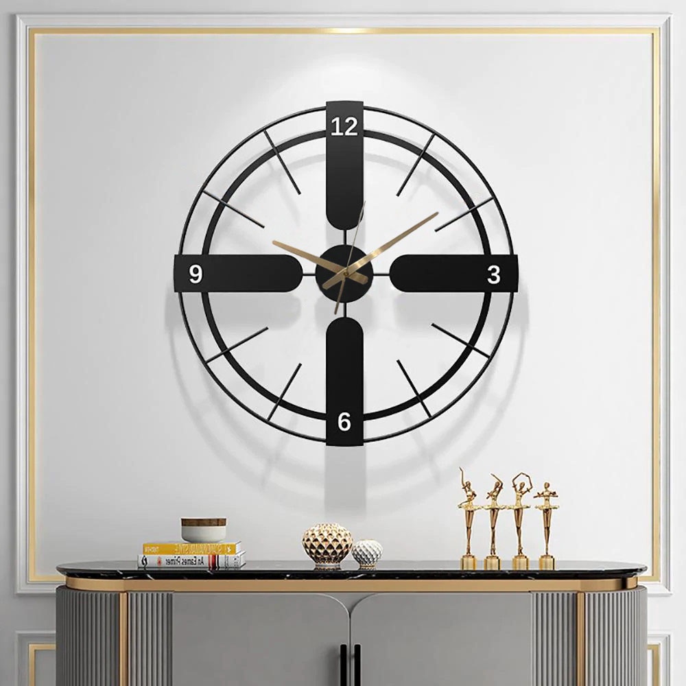 Đồng Hồ Treo Tường CNC Decor Kim Trôi Trang Trí Phòng Khách, Phòng Ngủ, Quán Cafe, Phong Cách Cổ Điển HAPPY DECOR DH016