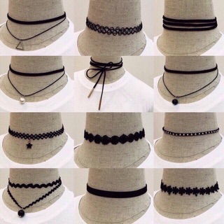 Vòng choker bộ 12 kiểu