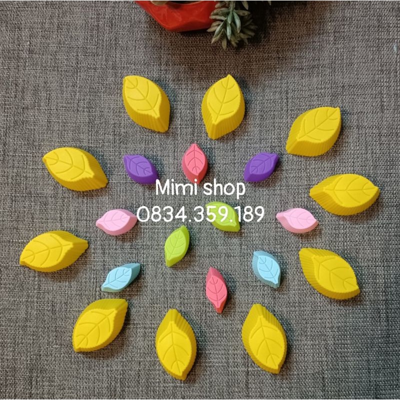 Set 20 khuôn silicon( 10 khuôn 5cm-10 khuôn 3cm) - set hoa lồng link tổng hợp nhiều mẫu