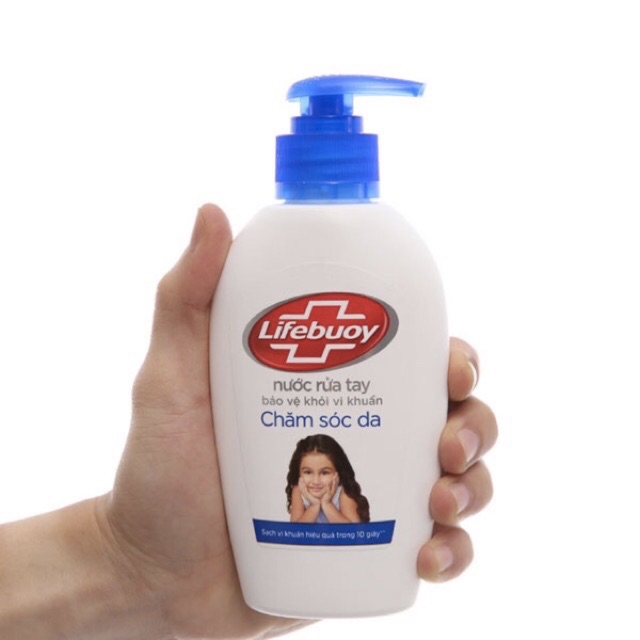 Nước Rửa Tay Lifebuoy - Bảo Vệ Khỏi Vi Khuẩn - Chăm Sóc Da 180g