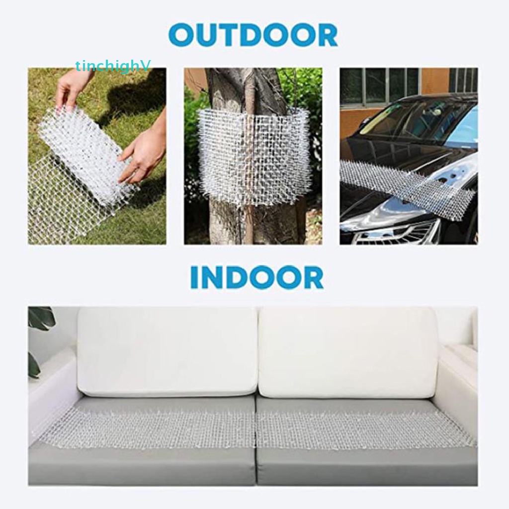 1 Cuộn Dây Gai Dừng Đuổi Mèo Kích Thước 13cmx49cm Tiện Dụng