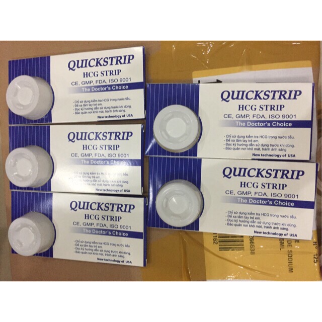 Combo 5 que thử thai quickstrip