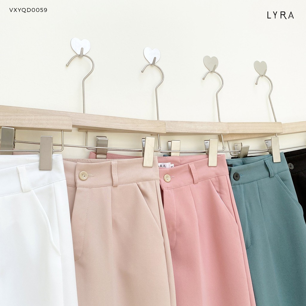 Quần suông nữ LYRA, vải tuyết mưa hàn cao cấp culottes trẻ trung, hợp thời trang- VXYQD0059