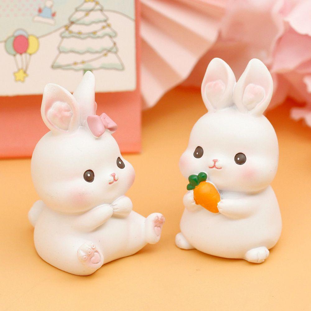 Mô Hình Thỏ Phục Sinh Dễ Thương Dùng Trang Trí Bánh Kem