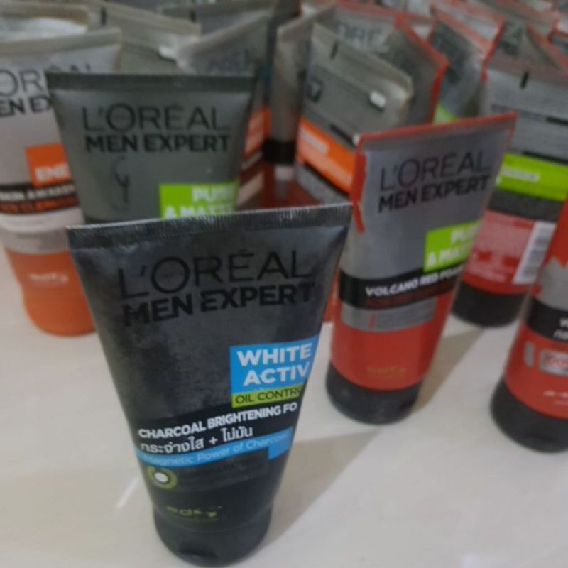 (Hàng Mới Về) Sữa Rửa Mặt Tạo Bọt Loreal Trắng Cho Nam 100ml