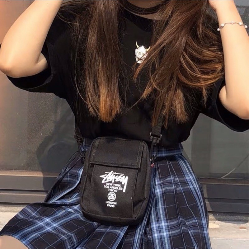 Túi form stussy ulzzang cá tính (có sẵn)