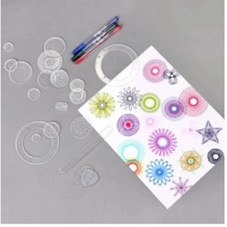 [MÙA TẾT SALE] Bộ Thước Vẽ Sáng Tạo Spirograph Cho Bé