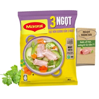 Hạt nêm Maggi xương hầm 3 ngọt heo gói 900g
