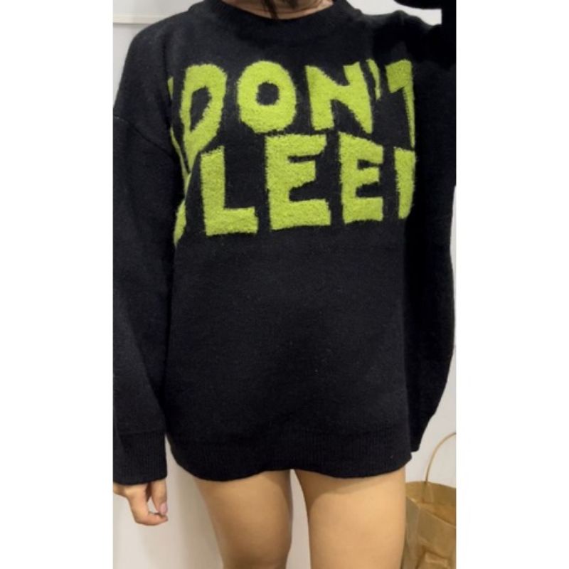Áo len dày I don't sleep ulzzang unisex 🤩 FREESHIP 🤩 áo sweater dáng rộng 💗