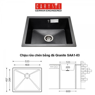 Chậu rửa bát Carysil SAA1