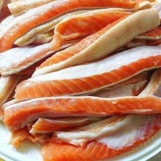 (HCM - CHỈ GIAO HỎA TỐC) Lườn cá hồi Na Uy vỉ 1kg (2 vỉ )