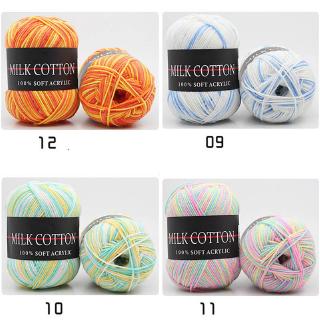 Set 3 Cuộn Len Đan Khăn Choàng 18 Màu