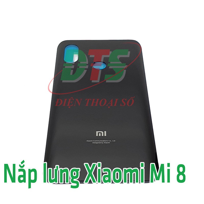 Nắp lưng Xiaomi Mi 8 xanh, đen, trắng