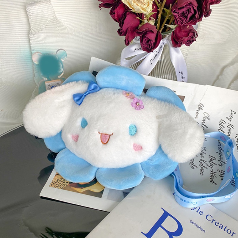 Túi Đeo Chéo Vai Hình Bông Hoa Xinh Xắn Dành Cho Nữ