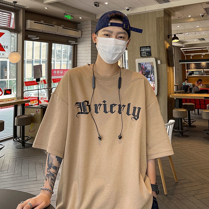 Áo Thun Tay Ngắn 5 / 4 Vải cotton Phong Cách Hip Hop Thời Trang Mùa Hè Cho Nam M-5XL