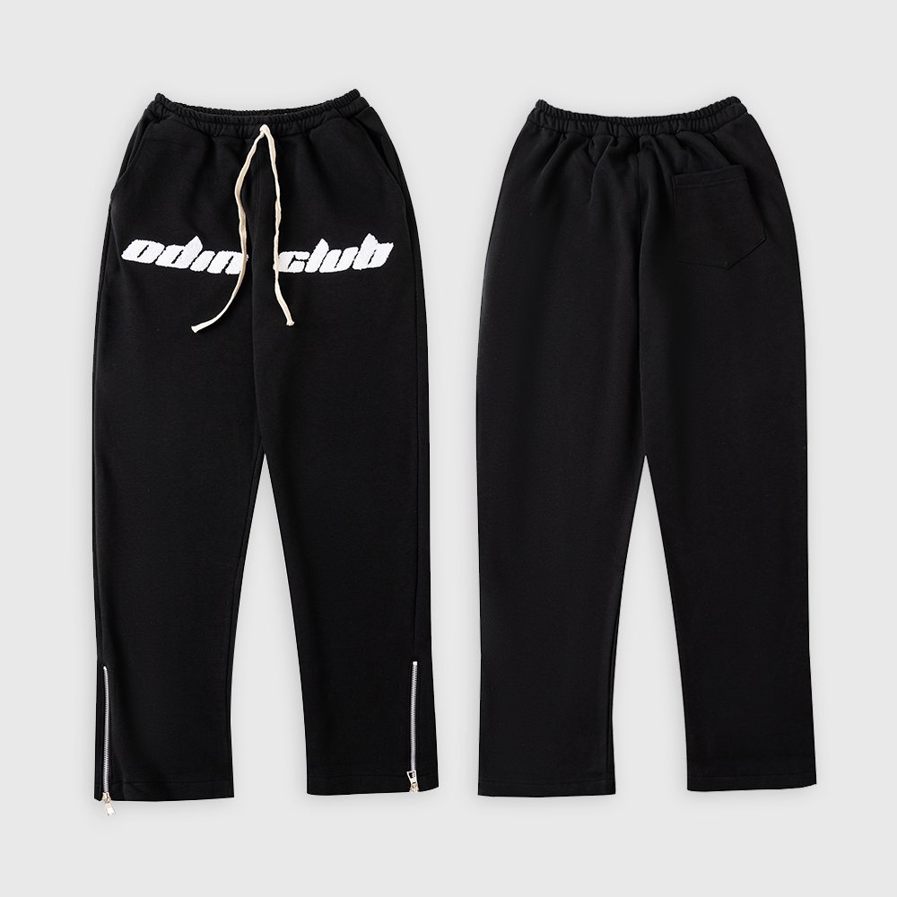 QUẦN NỈ DÀI ODIN CLUB THÊU XÙ, QUẦN NỈ CÓ KHÓA ZIP ODIN, LOCAL BRAND ODIN CLUB
