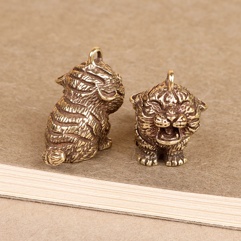 Móc Khóa Hình Con Hổ Bằng Than Hoạt Tính DIY