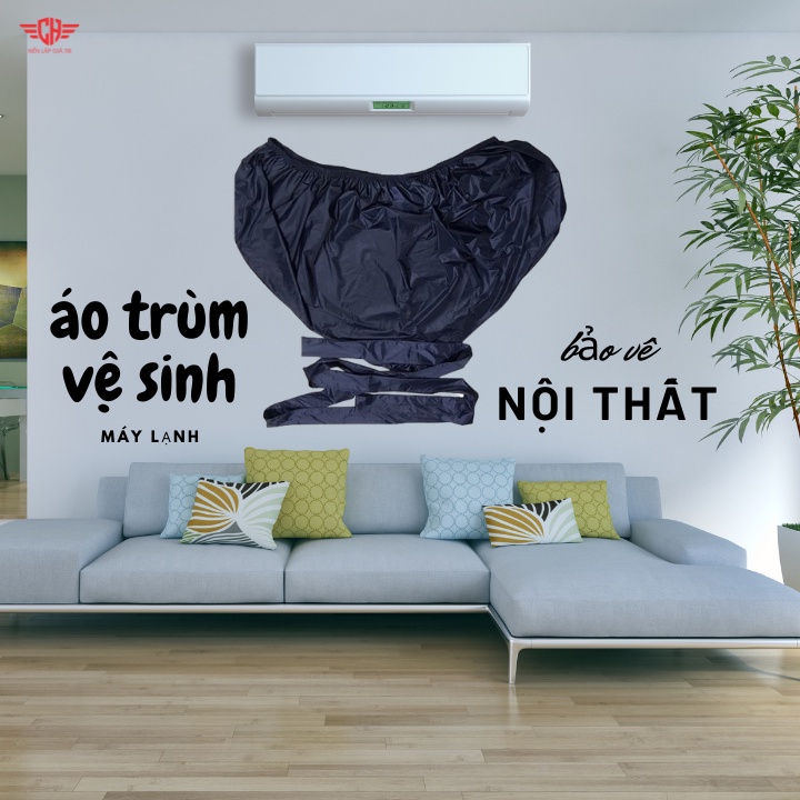 Bạt vệ sinh điều hòa- đuôi 1m7