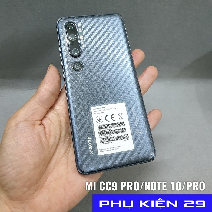 Dán lưng 3D chống xước vân Cacbon - Carbon