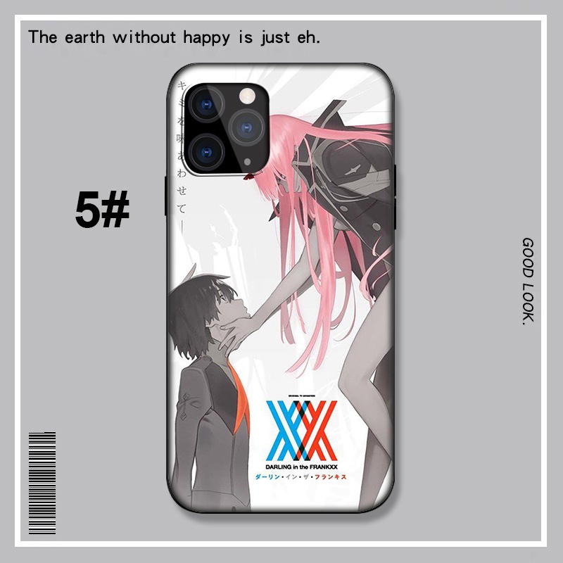 Ốp điện thoại mềm họa tiết Anime zero two cho iPhone XR X Xs Max 7 8 6s 6 Plus 7+ 8+ 5 5s SE 2020 LU133