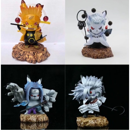 Mô hình chibi Pikachu Cosplay nhân vật Naruto - pokemon