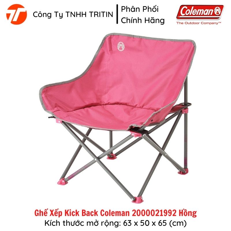 Ghế Xếp COLEMAN 2000021992 Hồng | Chair Kick Back Pink Asia | TRITINCO