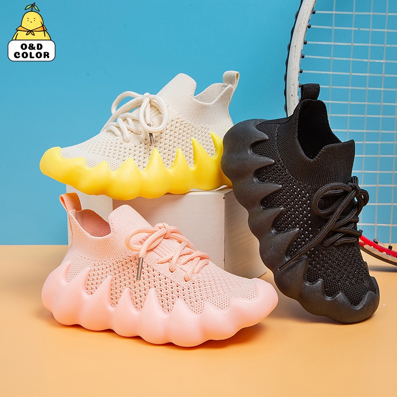 Giày Lười Thể Thao Vải Cotton Lưới Thoáng Khí Đế Mềm Cho Bé 1-18 Tuổi
