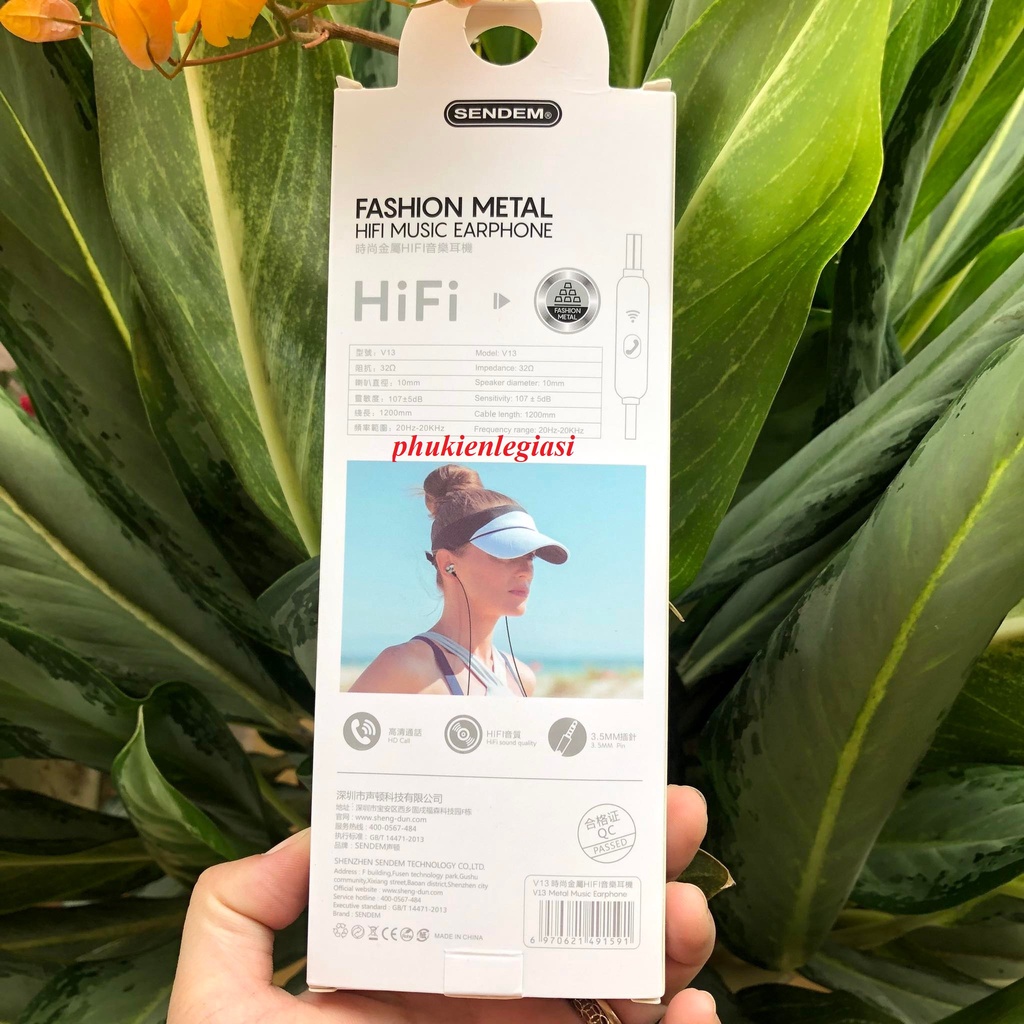 Tai nghe Sendem V13 jack 3.5mm